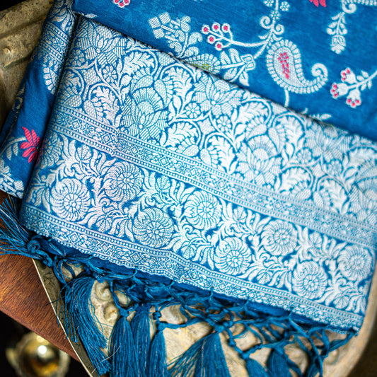 Pashmina Khaddi - Rama Green