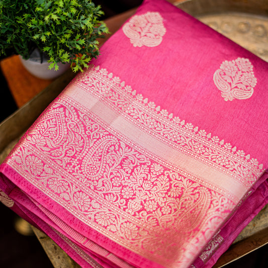 Raw Silk - Pink